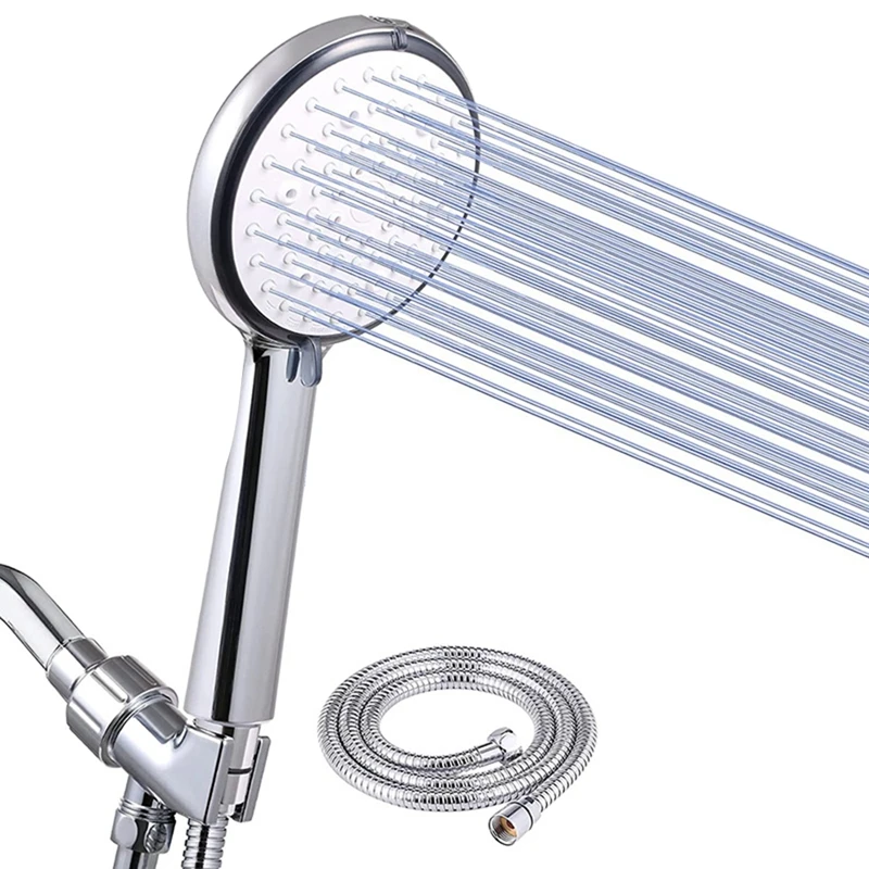 

Насадка для душа с шлангом 1,5 м, ручной душ, 6 типов струй, насадка для душа высокого давления s, насадка для душа «тропический душ», насадка для душа