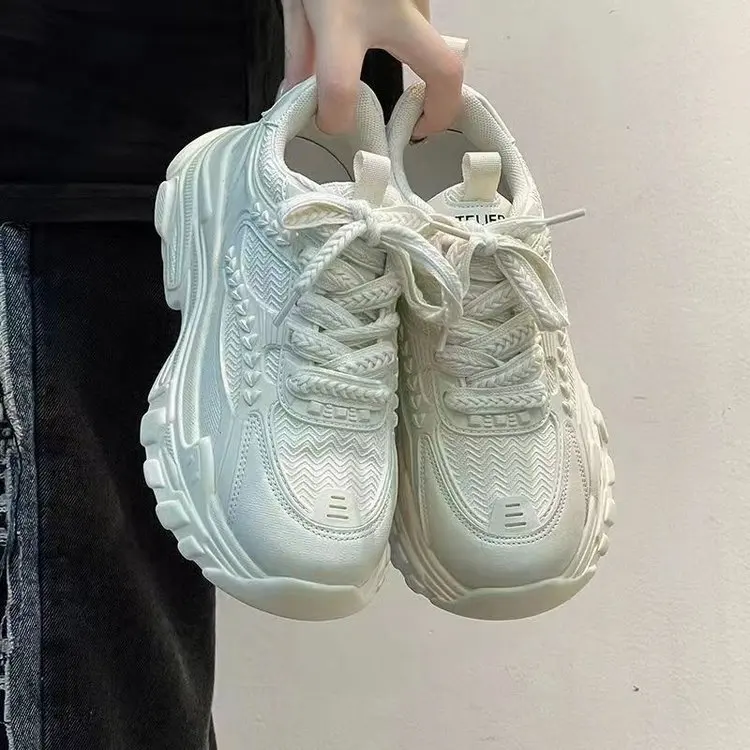 

Новинка Весна 2023, женские туфли, простая зимняя обувь с глубоким носком, 2022, сетчатые туфли на среднем каблуке (3-5 см)