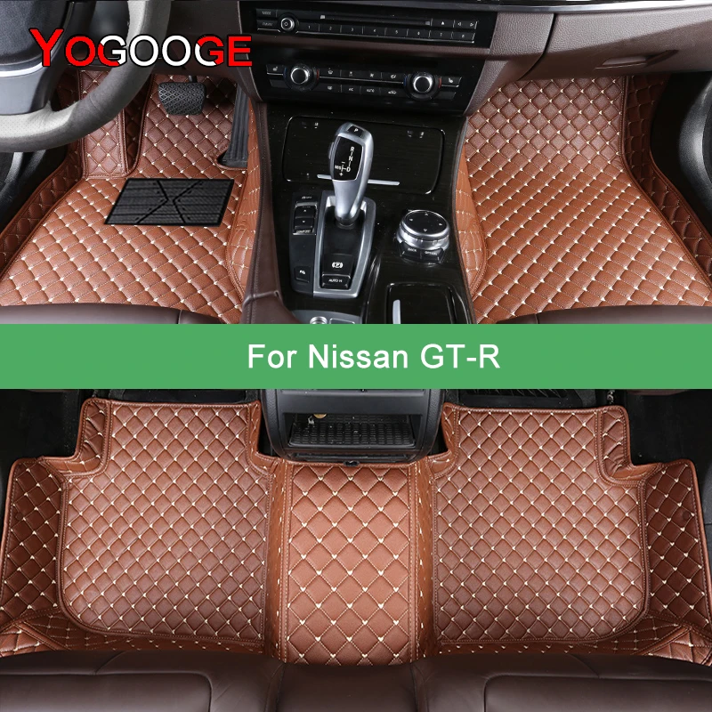 YOGOOGE пользовательские автомобильные коврики для Nissan GT-R R35 GTR авто ковры