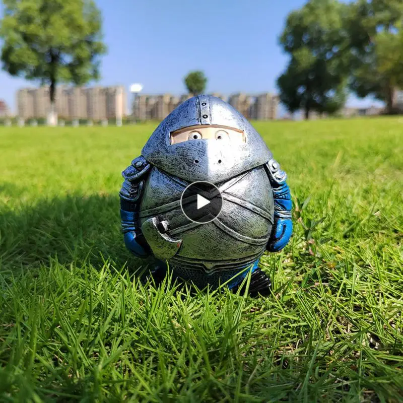 

Винтажные императорские солдаты из смолы ручной работы, домашнее украшение, Мультяшные Рождественские декоративные украшения карликового рыцаря