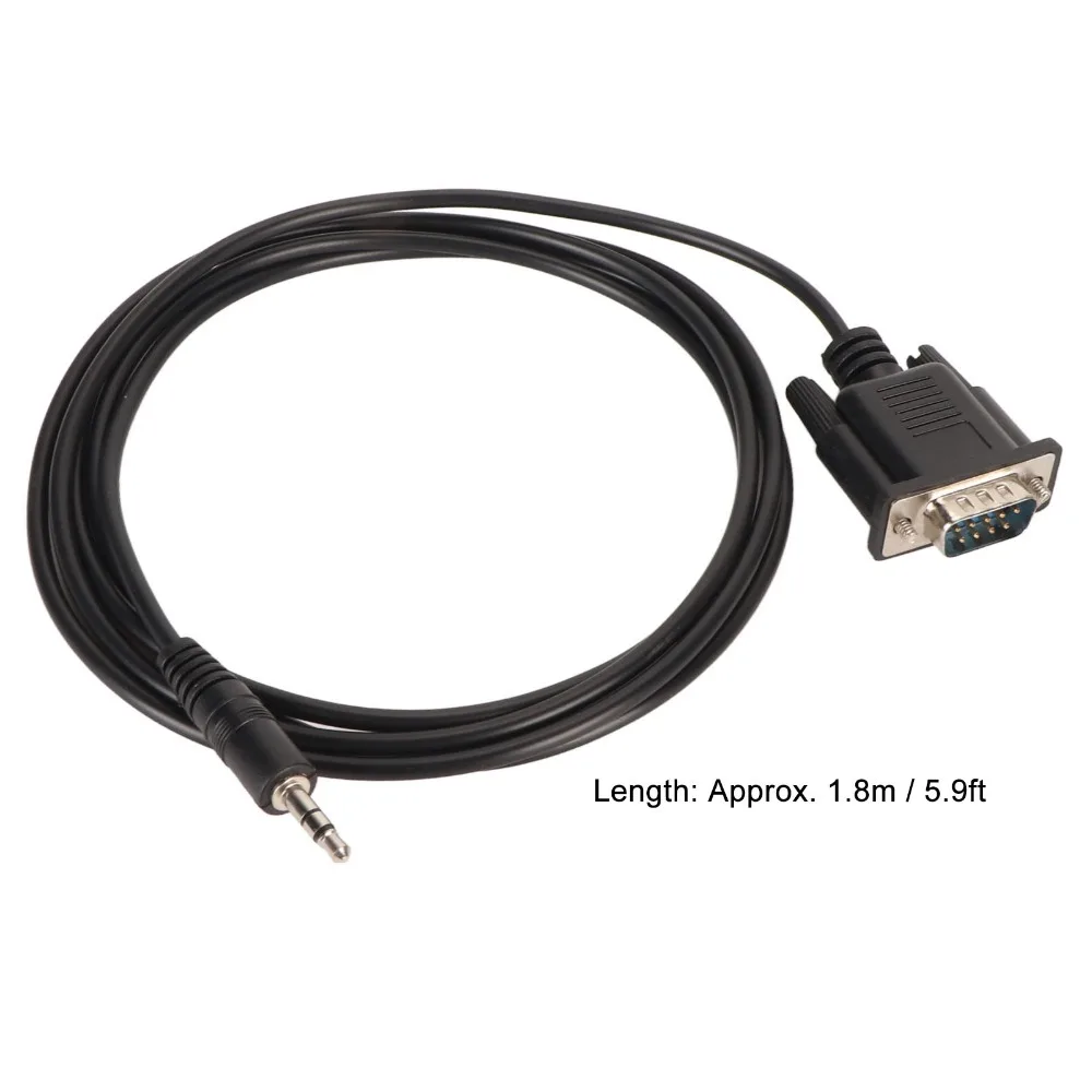 9-контактный разъем DB9 (папа) на разъем DC3.5mm (папа), кабель Plug and Play, износостойкий, для преобразования RS232 в 18 дюйма, 1.8м  5.9 футов (art.: 3920dbdd2893c) - 3920dbdd2893c