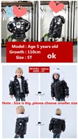 new unisex winter coat down jacket for boys clothes 2 14 y childrens clothing thicken outerwear coats with nature fur parka kid