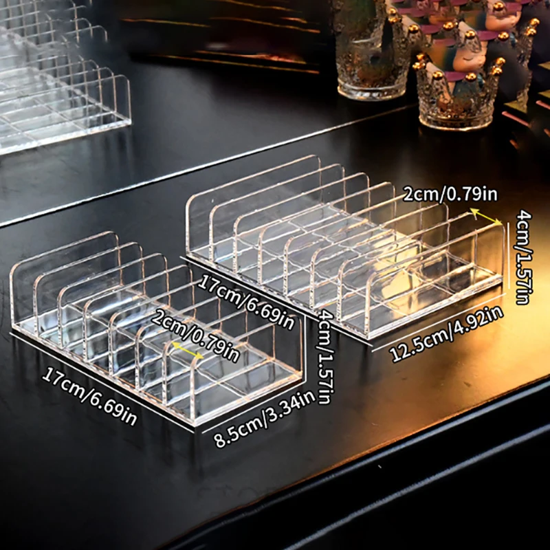 Акриловый компактный органайзер для палитры теней век лоток дисплея коробка