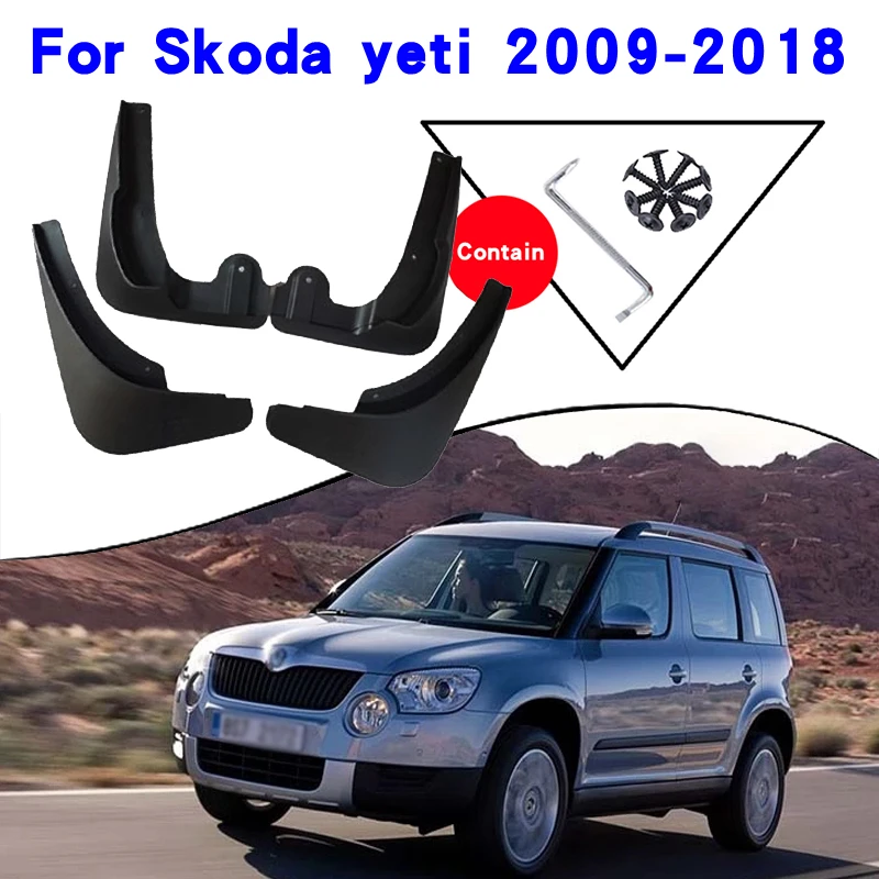 

4 шт., брызговики для Skoda Yeti 2009 2010 2011 2012-2018