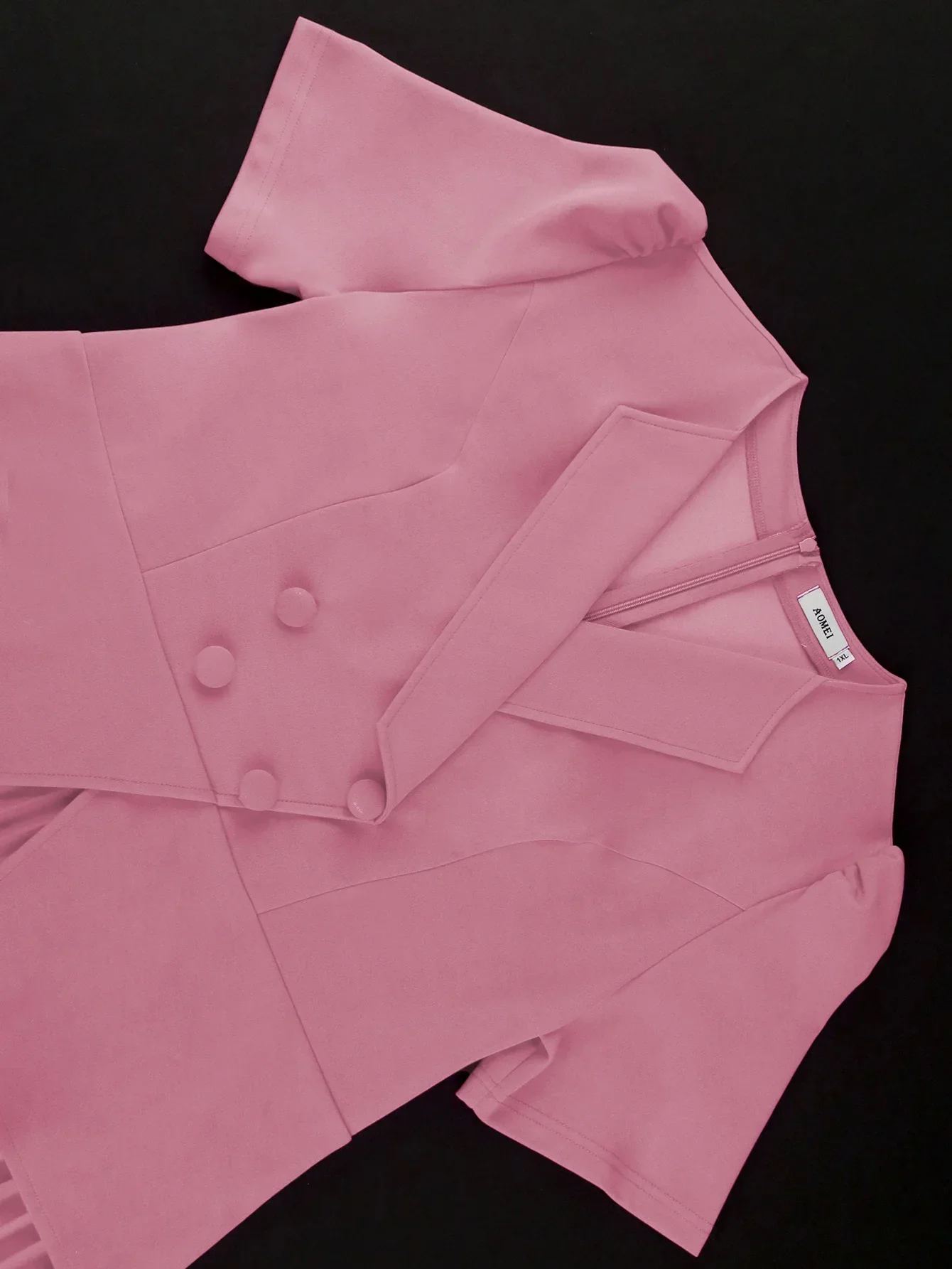 Женское классическое элегантное церковное платье с отложным воротником и