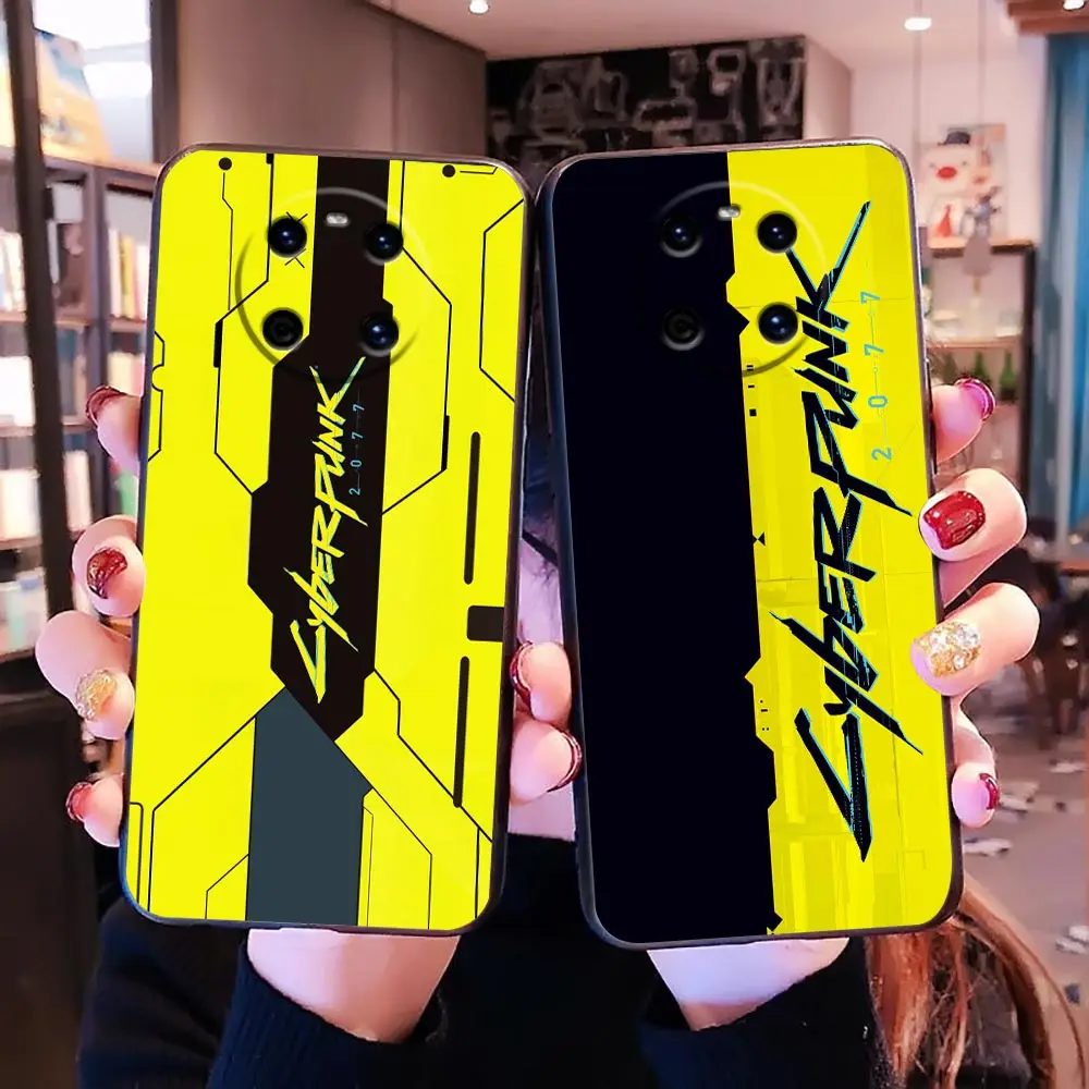 

Hot Game C-Cyberpunkes Phone Case For Huawei P10 P20 P30 P Smart Z P40 Funda P50 P50E Lite E 5G Coque 2018 2019 Plus Case Para