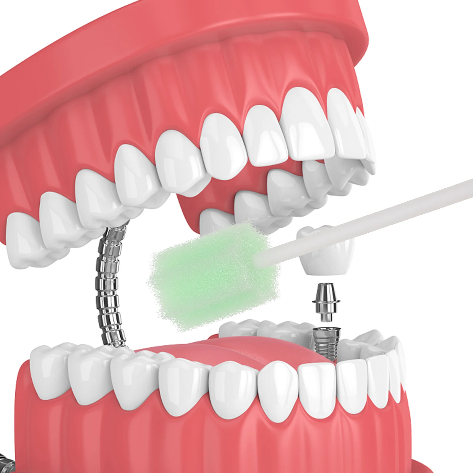 Палочки для ухода за полостью рта, одноразовые палочки для чистки рта, инструменты для сухого языка, палочки в форме зубов