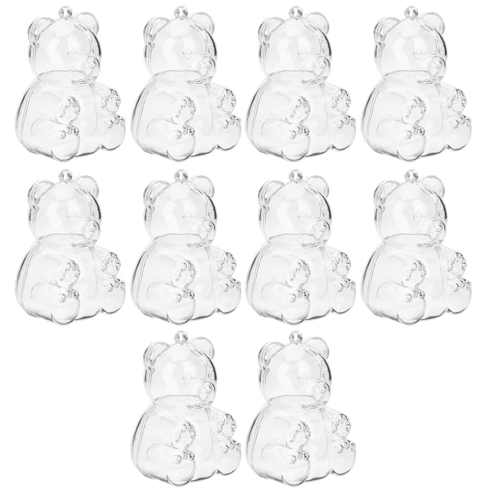 

Transparent Candy Box Party Favor Packing Boxes Adorable Bear Cases Wedding Favors Small Gifts Shaped