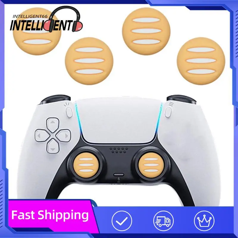 

Silica Gel Anti-slip And Wear-resistant Gamepad Not Easy To Drop Silicone Cap Tight Fit Feels Great Rocker Protection Yellow