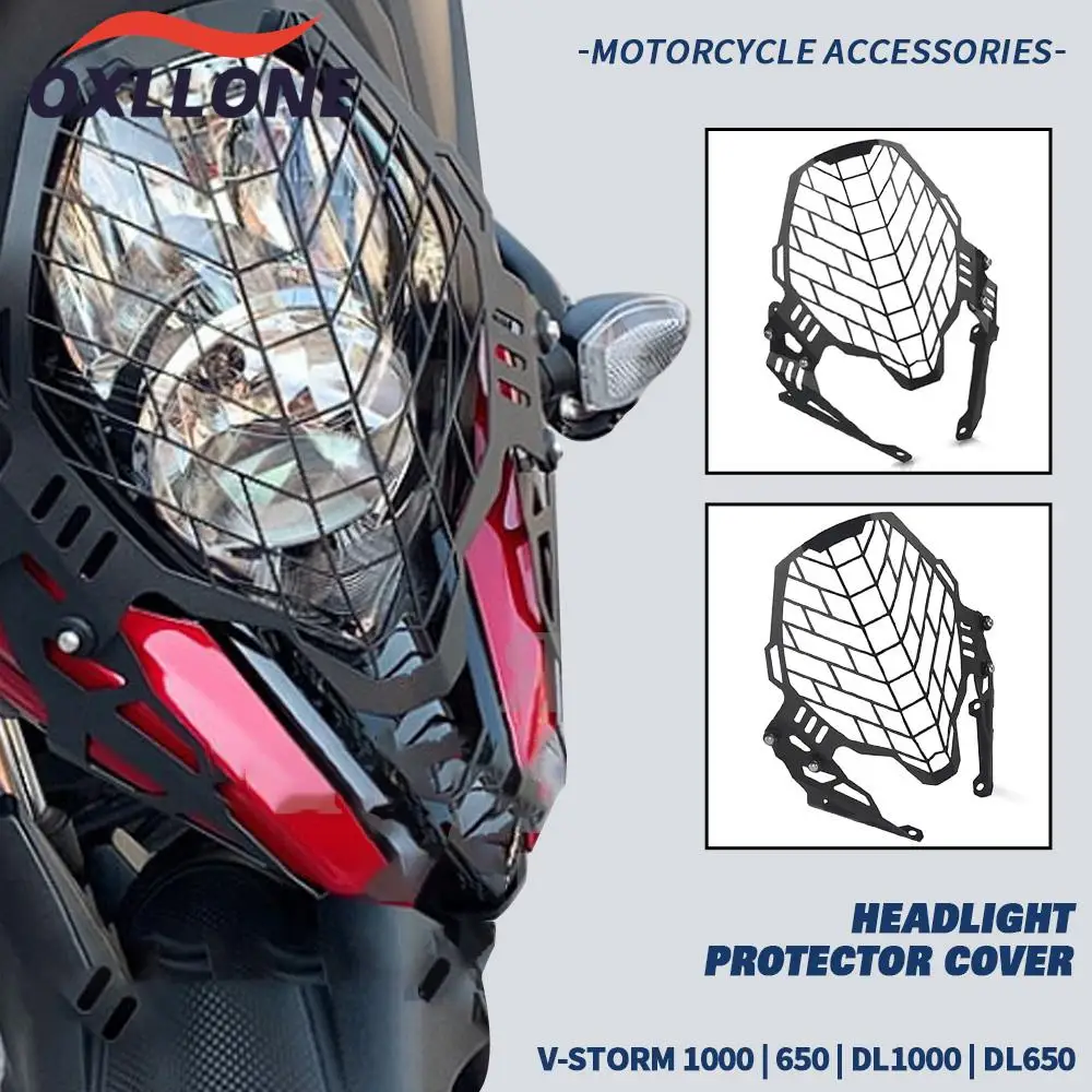 

For SUZUKI DL650 DL1000 V-strom DL 650 1000 Vstrom 650 Headlight Grille Guard Protector Headlamp Grill Shield Cover Protection