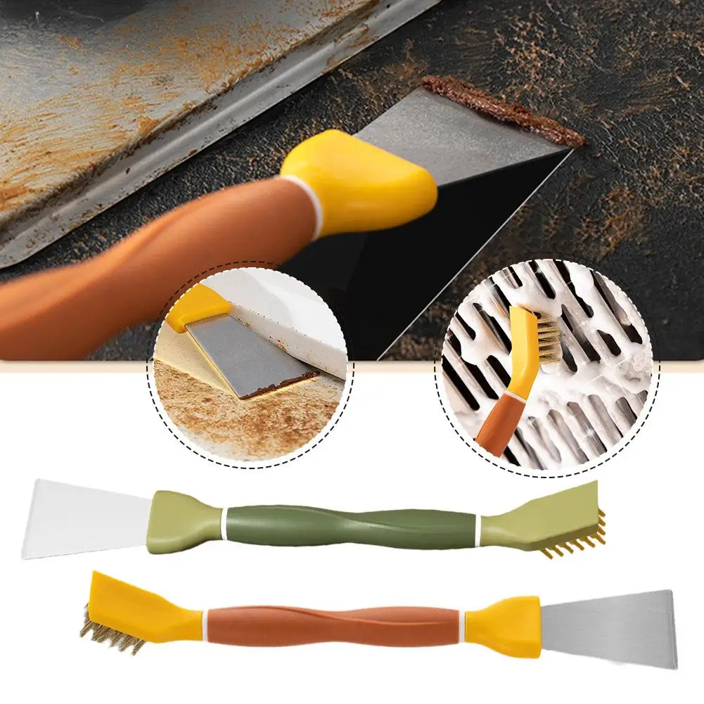 

Многофункциональная газовая плита 2 в 1, устройство для размораживания холодильника, инструменты для глубокой очистки зазоров, кухонная щетка D0S6