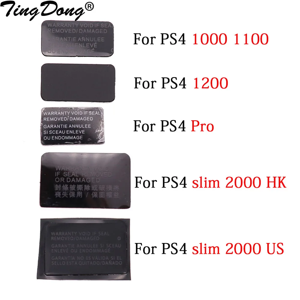 

Shell Label Sticker Voor PS4 Pro Slim 1000 1100 1200 Console Behuizing Afdichtingen Fraudebestendige Label Garantie Reparatie St