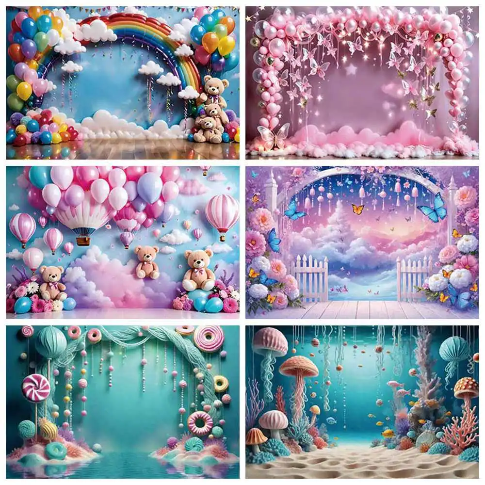 Фон для фотосъемки с изображением плюшевых мишек размер в ассортименте