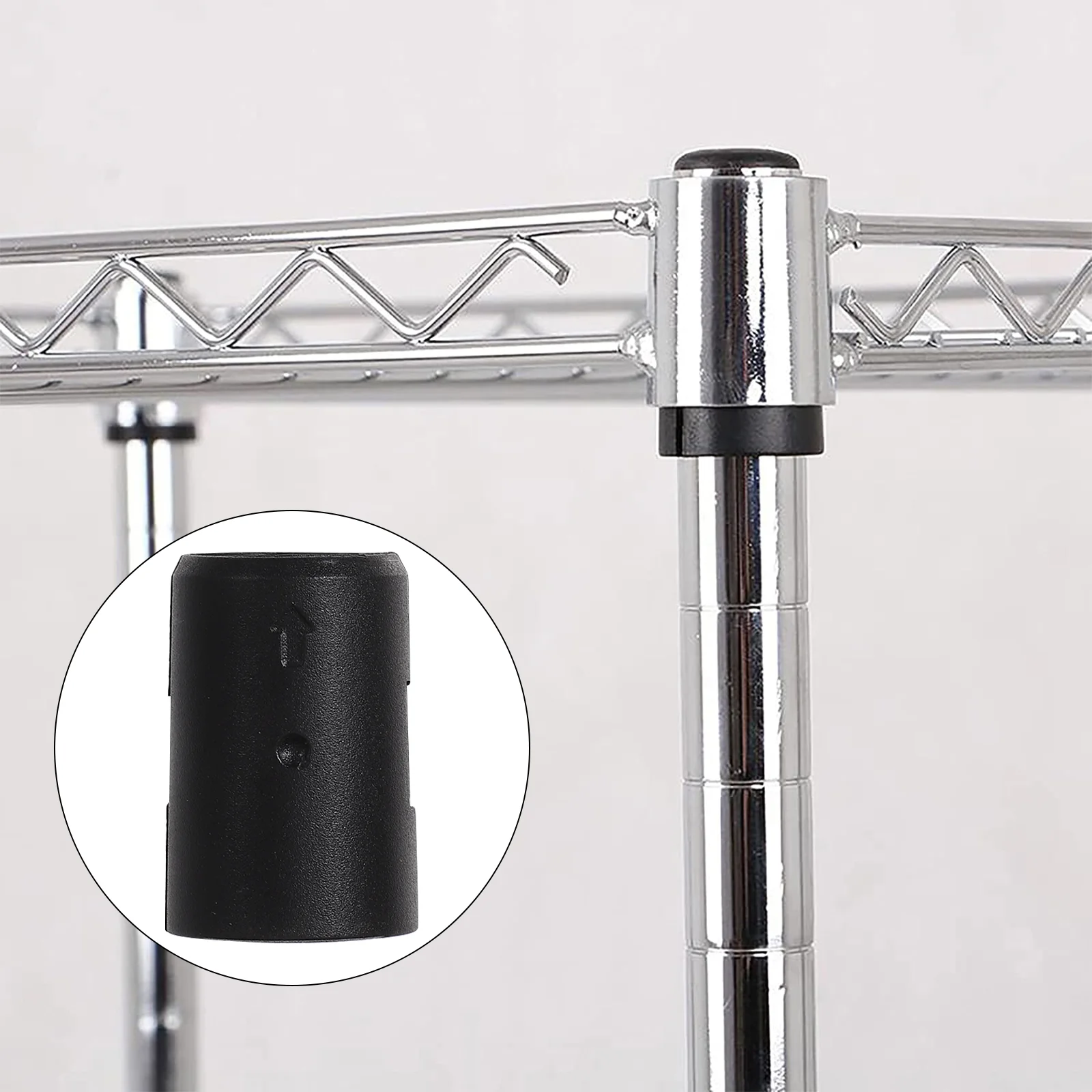 

32 Pairs Clips for Wire Shelving Wire Shelf Clips Wire Shelving Sleeves Shelving Sleeves Replacement Shelf Lock Clips