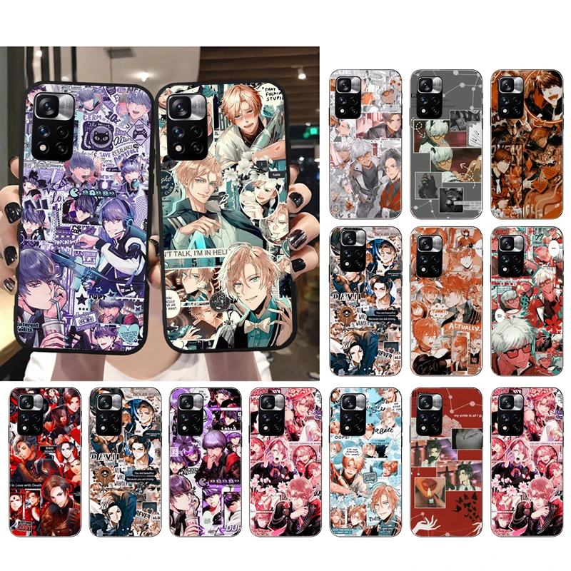 

Phone Case For Xiaomi Redmi Note 11 11S 11T Pro 10 9Pro Note9S 10S Redmi 10 9 10C 9C 9A 9T Obey Me Anime Case