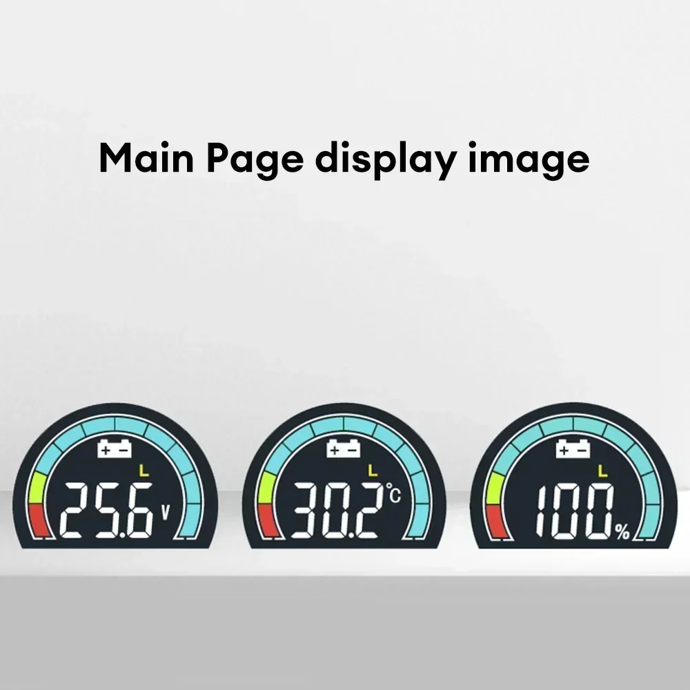 Тестер уровня водонепроницаемого индикатора круговой измеритель цифровой