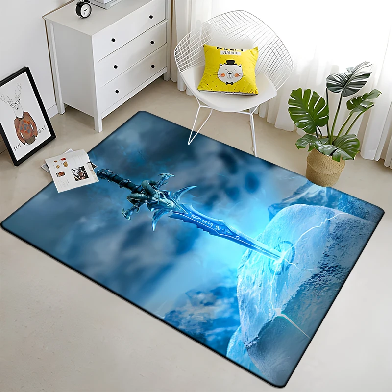 

Art Printed Cold Weapon Sword Pattern Carpets for Living Room Bedroom Carpet Area Large Rug Cool Floor Mats Alfombras Para Sala