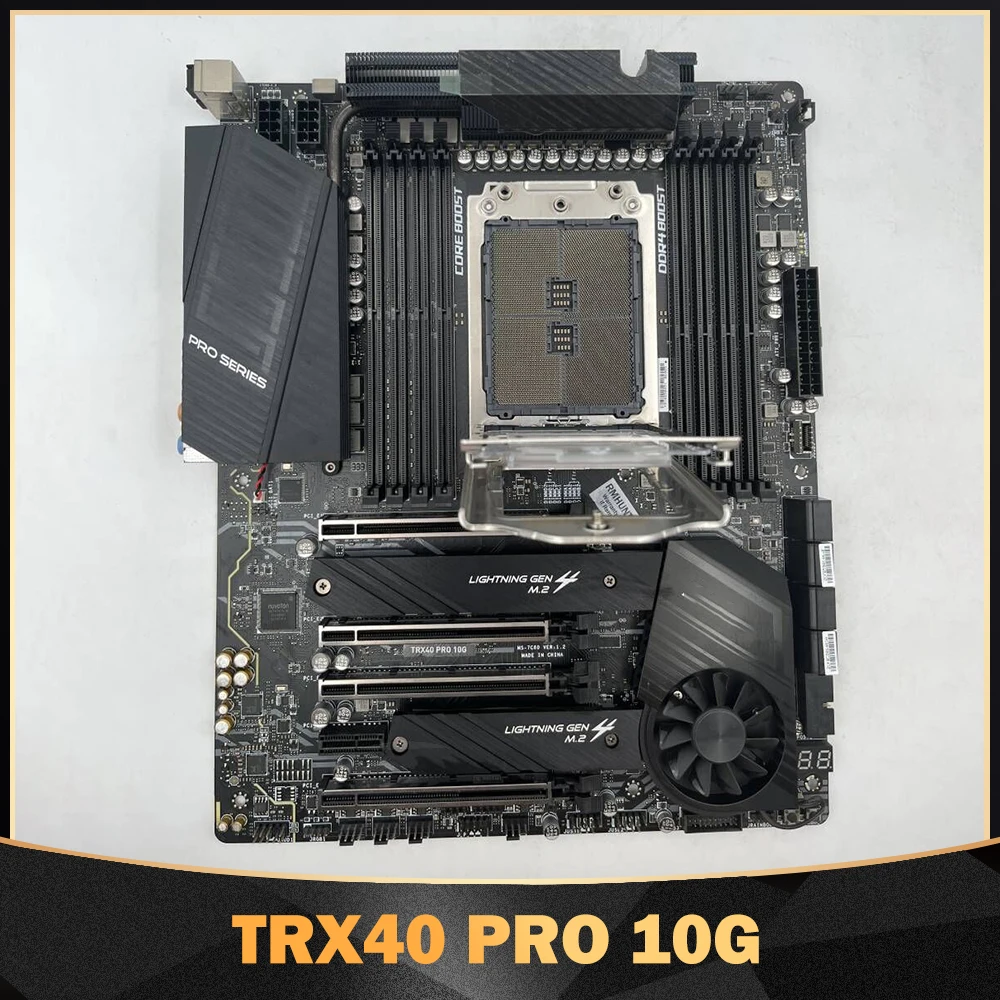 

Socket sTRX4 DDR4 256GB PCI-E4.0 SATA3 M.2*2 USB3.2 ATX Desktop Motherboard For Msi TRX40 PRO 10G
