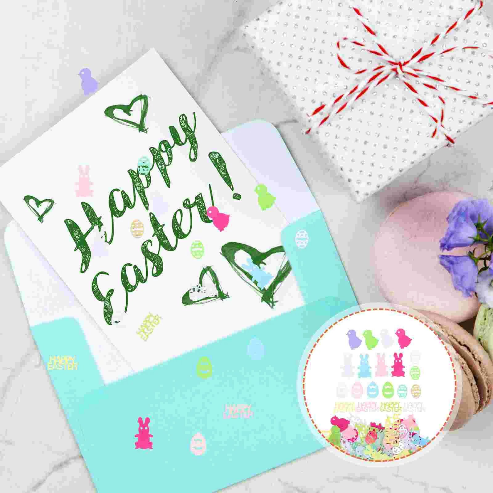 

Easter Table Birthday Bunny Rabbit Chick Eggs Shape Ornament Scatter Glitterfor Crafts Party Decorations Baby Shower Supplies