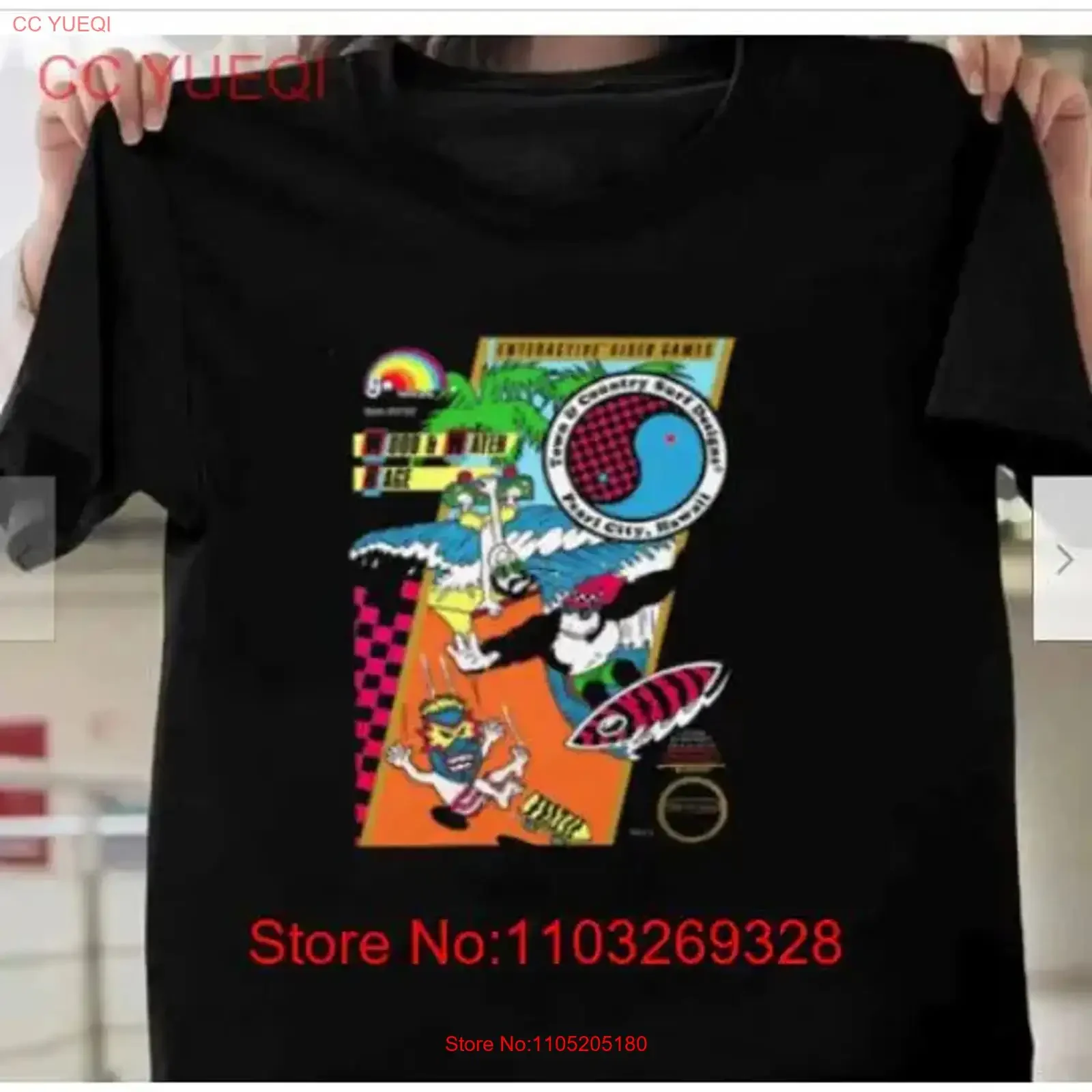 Фото T C Town and Country Surf Designs рубашка винтажная стираная дышащая уличная одежда унисекс Топ для повседневной носки Мягкая дизайнерская одежда №1