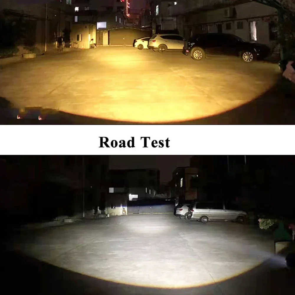 

HD Glass Lens with 3-inch Universal LED Fog Lamp Lens and Anti-Fog Light Bulbs