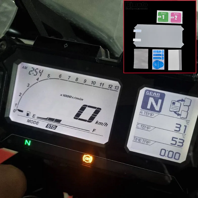 

Наклейки на пленку на приборную панель, спидометр, экран для Yamaha MT09 TRACER FJ-09 Super Tenere XT1200Z Tracer 900 2017-2020