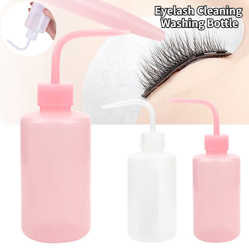 

250ml Eyelash Cleaning Washing Bottle Eyebrow Remover Skin Care graft lash Cleanser Bottle Eyelash Extension Makeup Tools