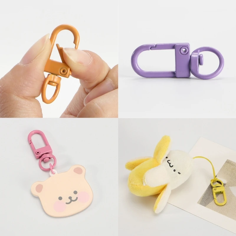 Набор из 100 вращающихся крючков для ключей разного цвета уникальные