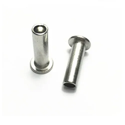 50 шт. M5 304 заклепка с плоской головкой из нержавеющей стали полуполые заклепки