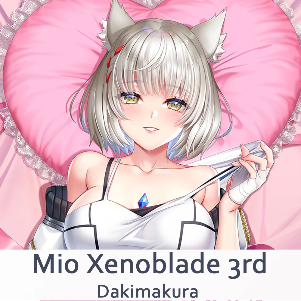 Аниме Mio Xenoblade 3Rd Dakimakura Waifu 2-сторонний декор с принтом наволочка шарнирная для тела
