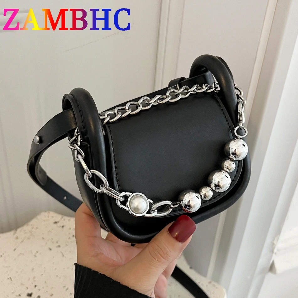 

Super Mini PU Leather Shoulder Bags for Women Fashion Chain Small Crossbody Bag 2023 Trend Coin Purse Cute Female Lipstick Totes