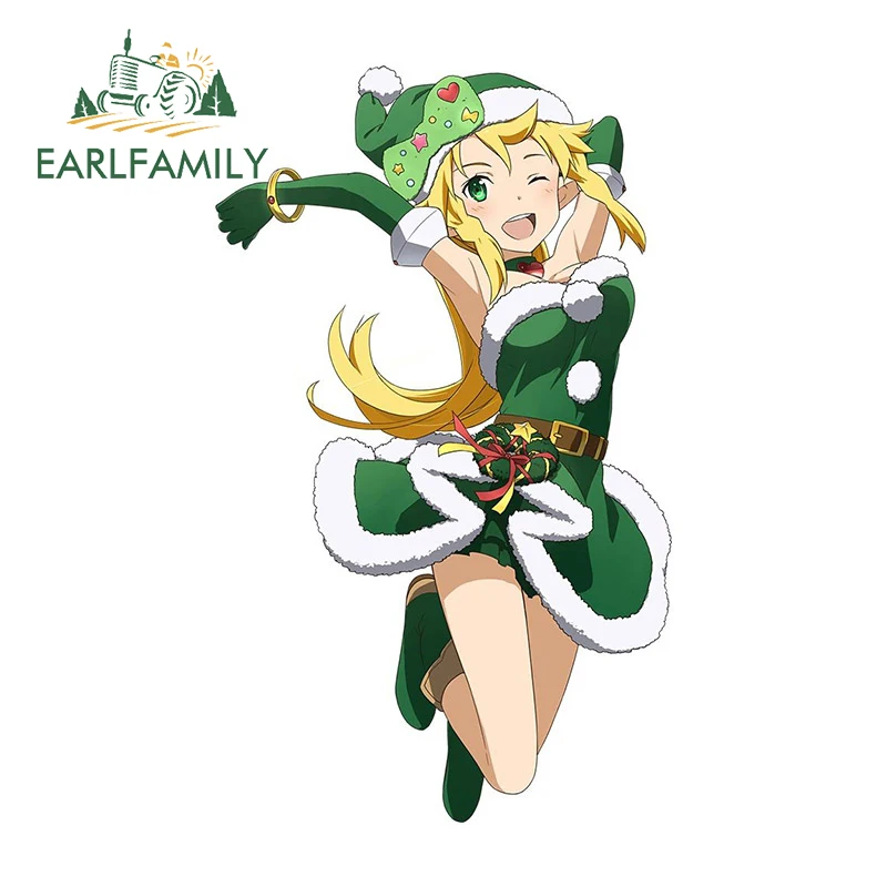 EARLFAMILY 13 см x 7,8 см для меча, искусство онлайн, киригая сугуха, автомобильная наклейка, индивидуальный солнцезащитный виниловый Декор