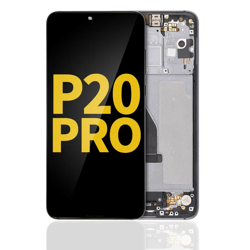 

OLED Screen With Frame Replacement For Huawei P20 Pro (Refurbished) (Black)