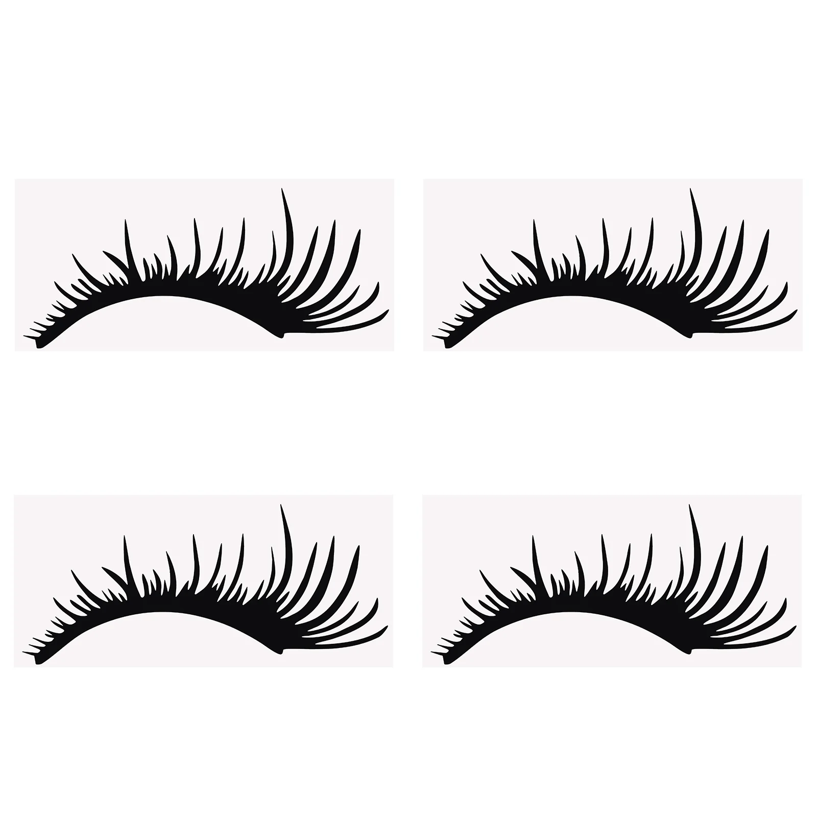 

Черные Декоративные автомобильные наклейки «сделай сам», автомобильные ресницы, накладные ресницы, автомобильные ресницы, фары