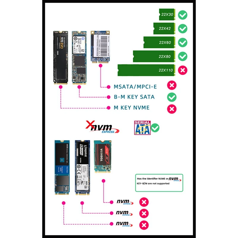 

Плата расширения PCI-E на SATA3.0 + M.2 NGFF, 6 Гбит/с
