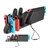 charging base dock for nintendo switch controller for joy con host charger ns oled grip gamepad dc5v2a stand with 2 usb output