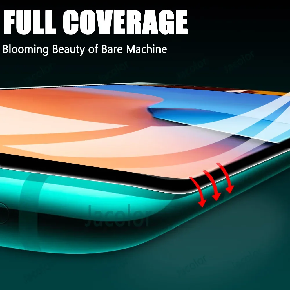 Фото 5 шт. защитная пленка для Xiaomi Redmi 12 5G 12C 11 10 Prime 10A 10C 10X гелевая защитная пленка для экрана гидрогелевая пленка Redmy Hidrogel не стекло №3