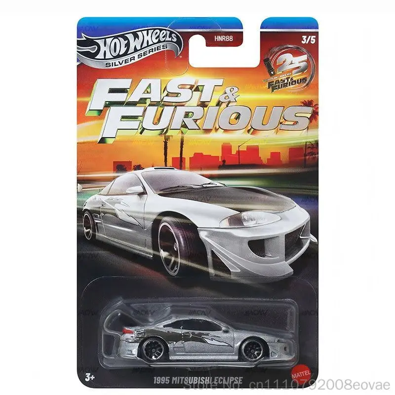 Фото Новая коллекционная модель автомобиля Hot Wheels Silver Series 2026: Honda, Dodge Charger, Mitsubishi Eclipse. Подарок для любителей коллекционирования. №3