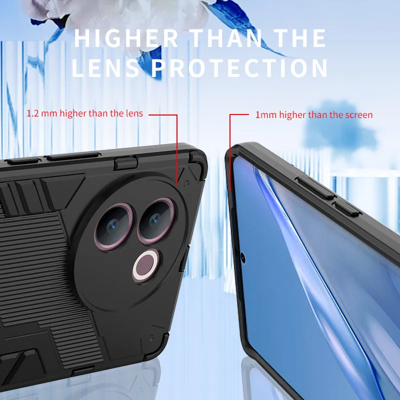 Жесткий противоударный защитный бампер для Vivo V30E 6 78 дюйма