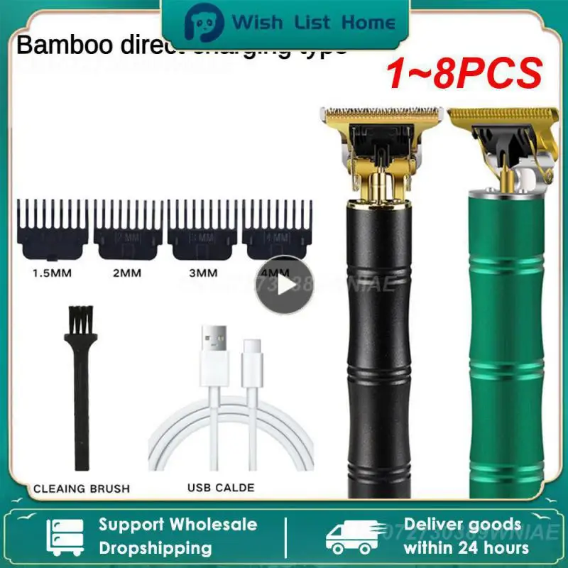 

Машинка для стрижки волос T9 аккумуляторная с зарядкой от USB, 1-8 шт.