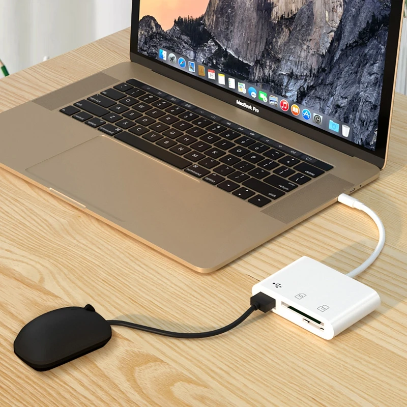 USB Type C кардридер OTG адаптер Micro SD/TF для Macbook смартфона кабель передачи данных U диск