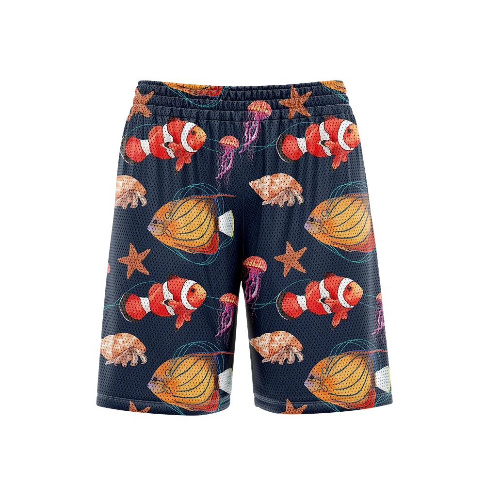 Mesh Shorts For Men Beach pants Summer Oversize
