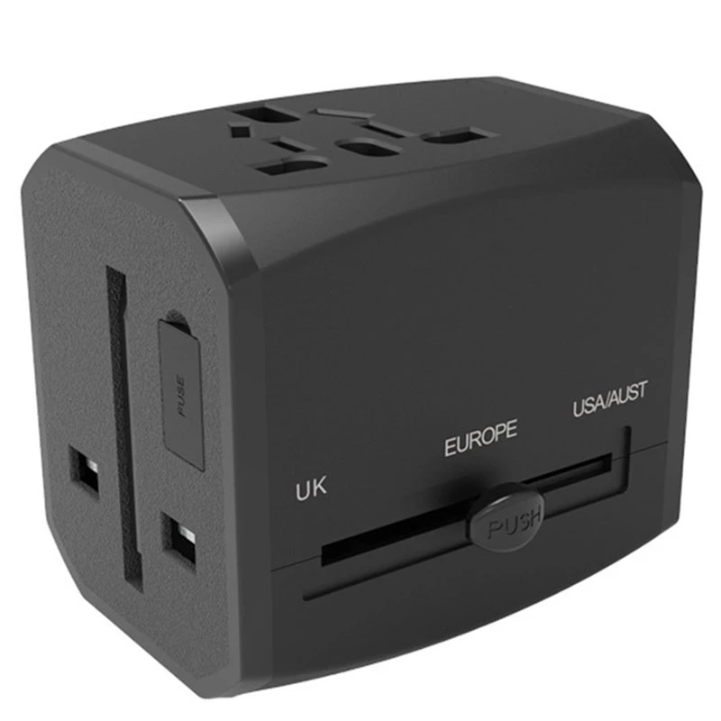 

AYHF-всемирно известный адаптер для путешествий Международный адаптер питания с 3 портами USB, 1 портом Type-C, Универсальный адаптер переменного ...