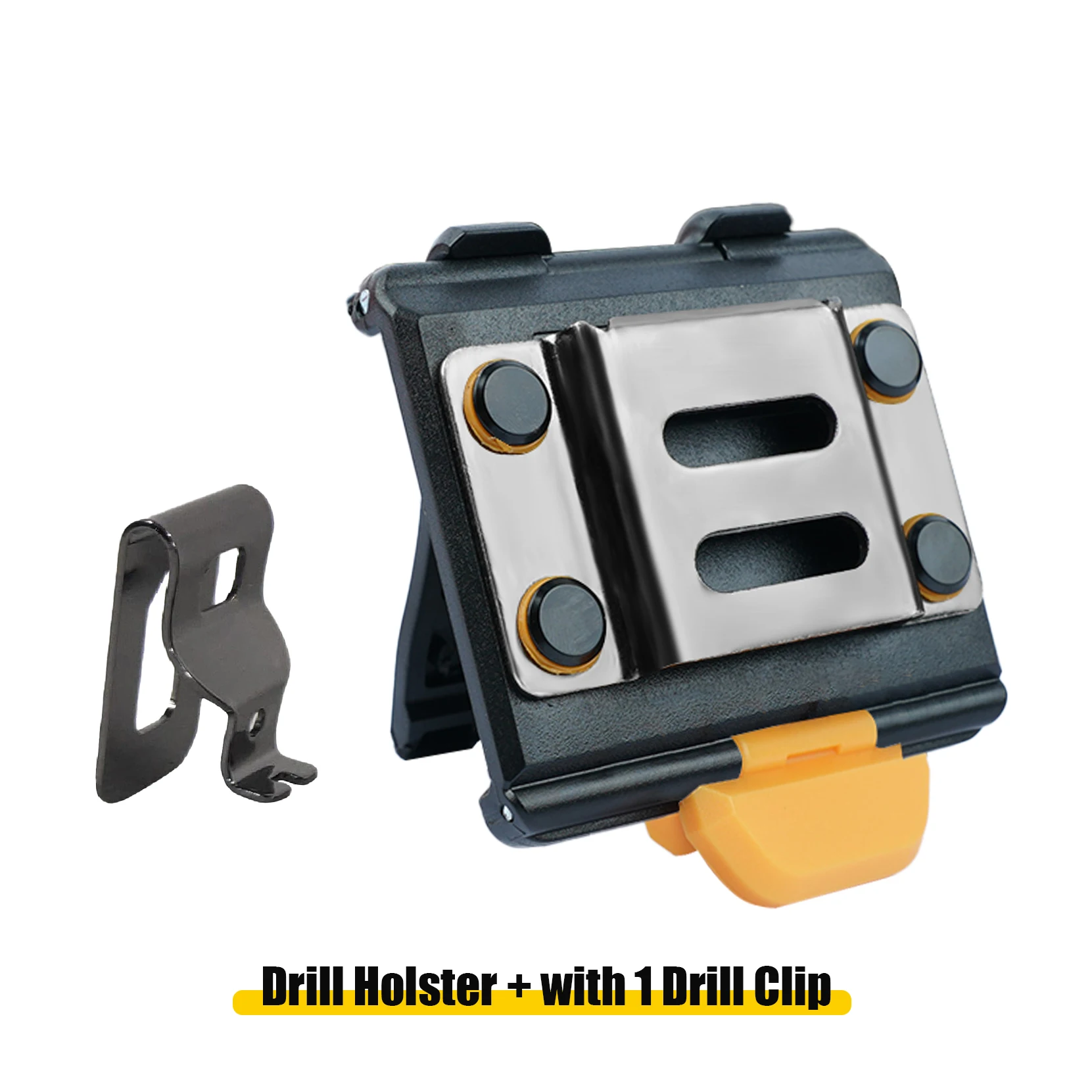 Держатель для рулетки MELOTOUGH, зажим для кобуры для дрели, кобура для дрели с крючком для ремня для инструмента, подходит для рулетки, дрели