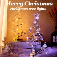 christmas gift for girlfriend night light christmas tree retro crystal light girl bedroom light creative girlfriend lover gift