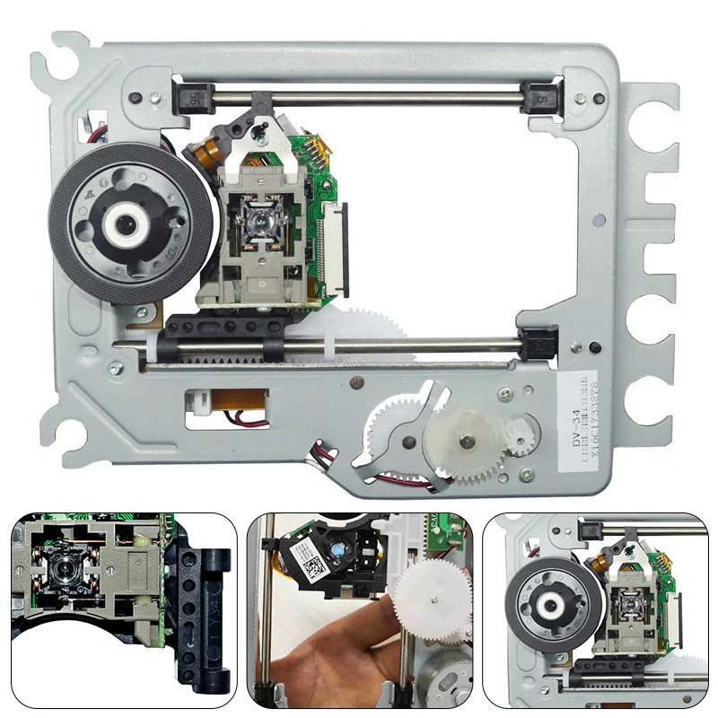 

1Pc Optical Pickup Lens Replacement Parts Sanyo SF-HD850 laser head movement with DV34 iron frame DVD EVD laser head