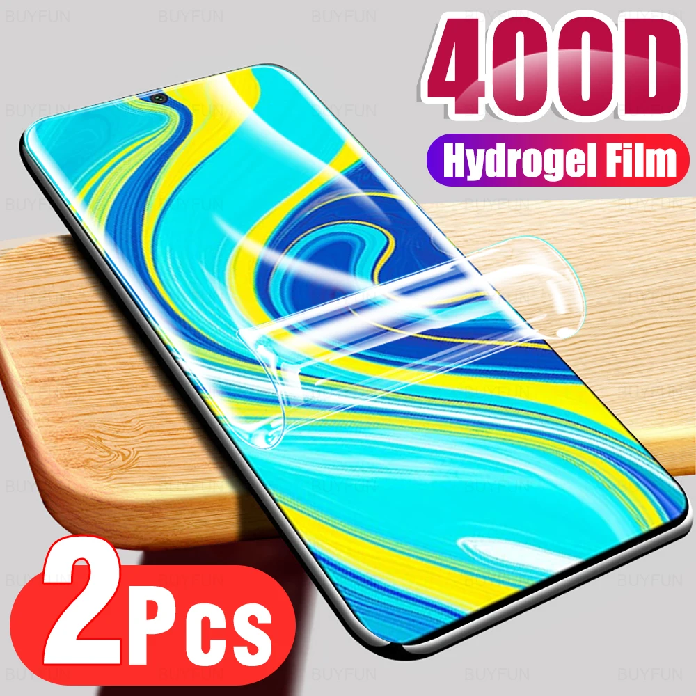 

Гидрогелевые пленки для Xiaomi Redmi note 9s 9t 5G 9 pro 4G, мягкая пленка для защиты экрана, не стекло для Redmi note 9 pro max, 2 шт.