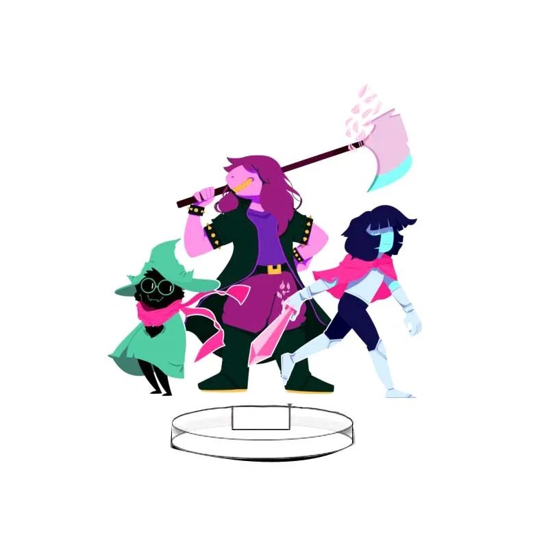 Delta Rune Trio Deltarune Trio акриловый брелок Delta Rune Kris Susie Ralsei Group ...