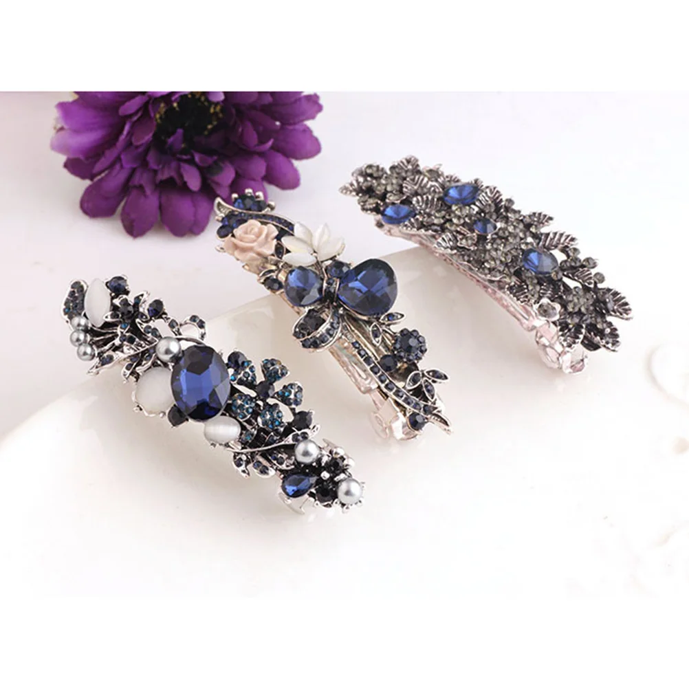 

Заколки для волос Стразы блестящие зажимы винтажные французские заколки толстые жемчужные Заколки Shiningclaw заколка с кристаллами заколка го...