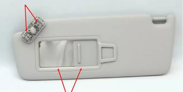 

Солнцезащитный козырек с крышкой зеркала для макияжа для Skoda Rapid Rapid Spaceback Octavia 2015-2022 Karoq Kamiq 5GG857551D